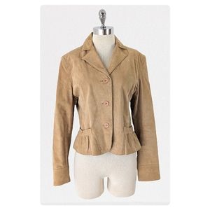 vintage 00's suede jacket